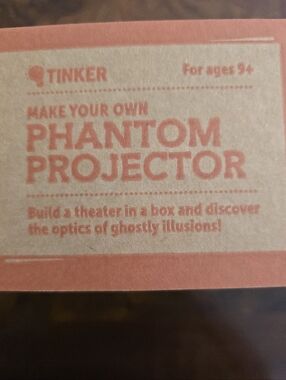 NEW: KiwiCo - TINKER Crate - Phantom Projector - Free Shipping